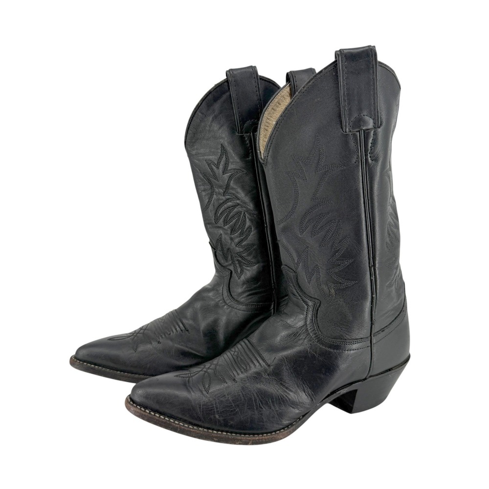 Justin Classic Western Dress Cowboy Boots Women Size 6.5B J4 Pointed Toe L4903